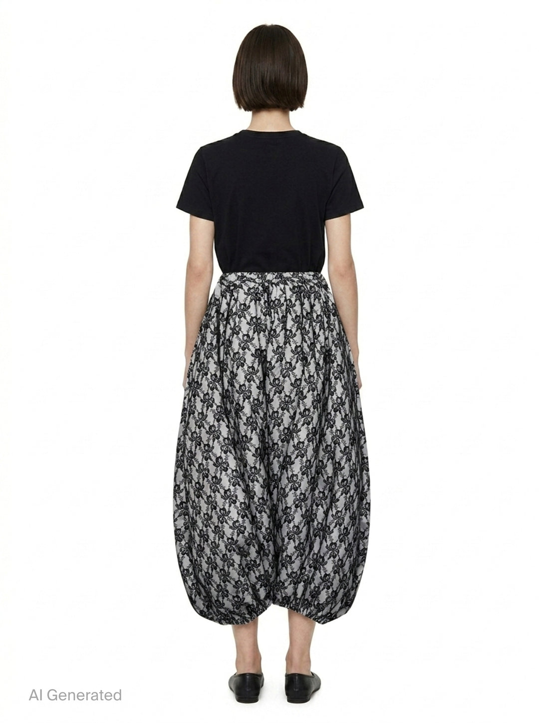 Voluminous Lace Parachute Pants | Comme des Garçons | Club21 - back
