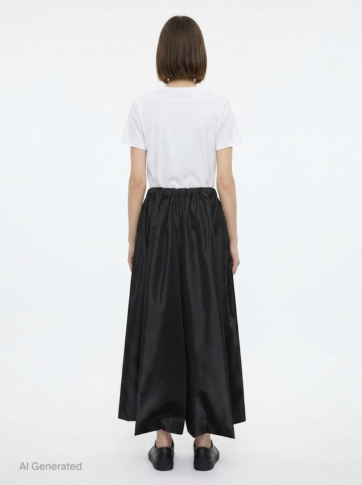 Wide-Leg Elongated Trousers | Comme des Garçons | Club21 - back