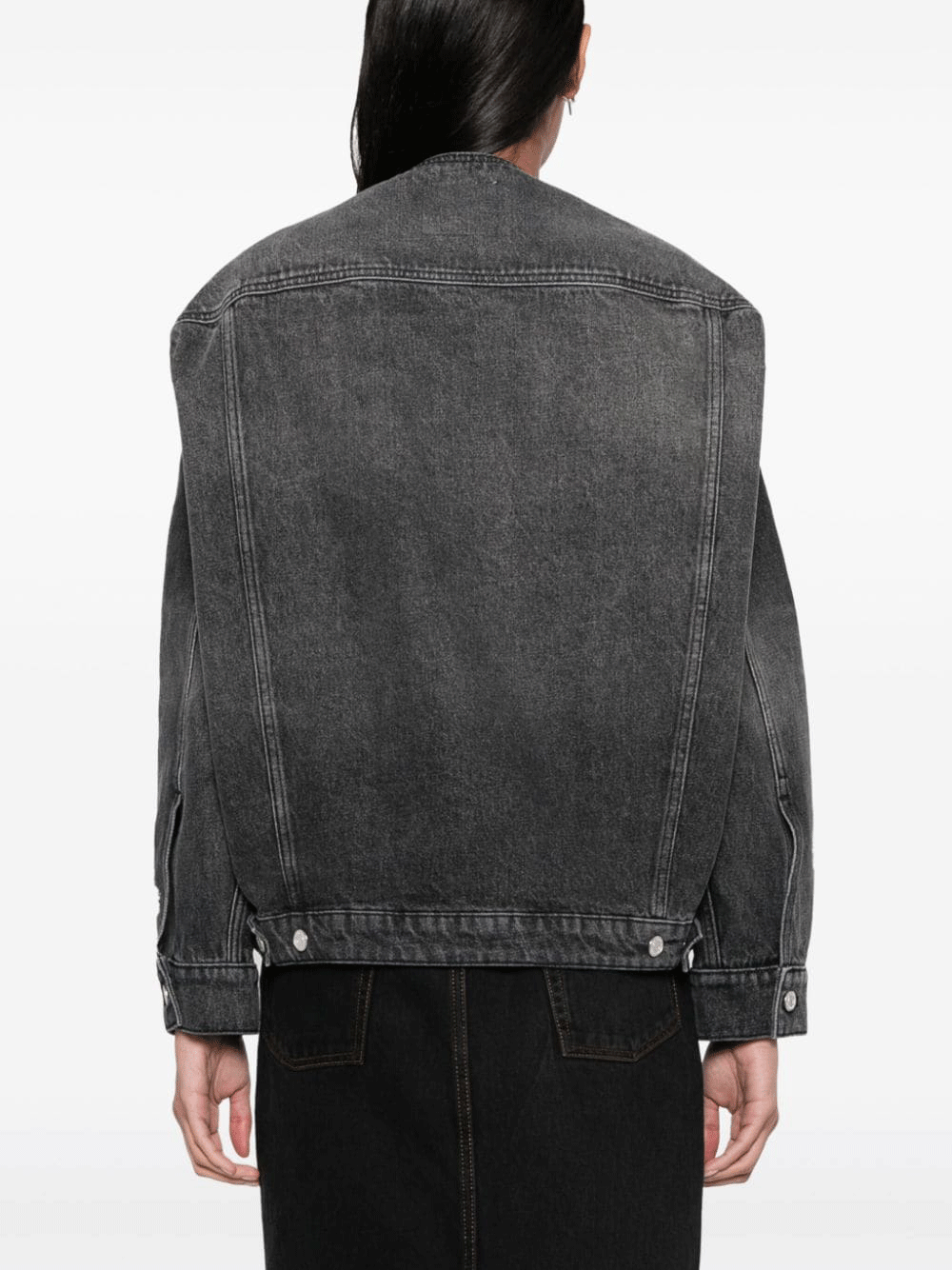 courreges-Cocoon-Stonewashed-Denim-Jacket-Grey-4