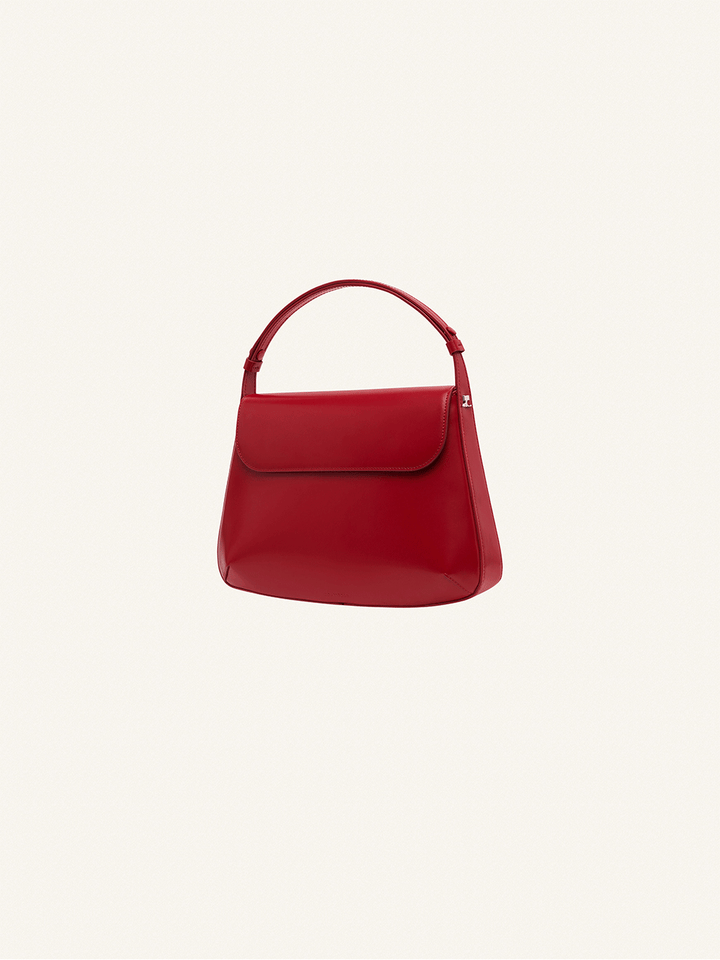 courreges-Sleek-Leather-Medium-Bag-Red-2