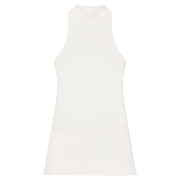 2-Pocket Twill A-Line Dress