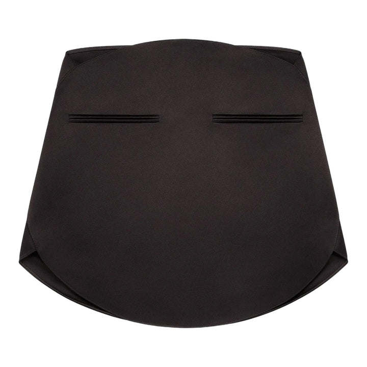Club21 - courreges - Circle Satin Mini Skirt - SKIRTS - Black