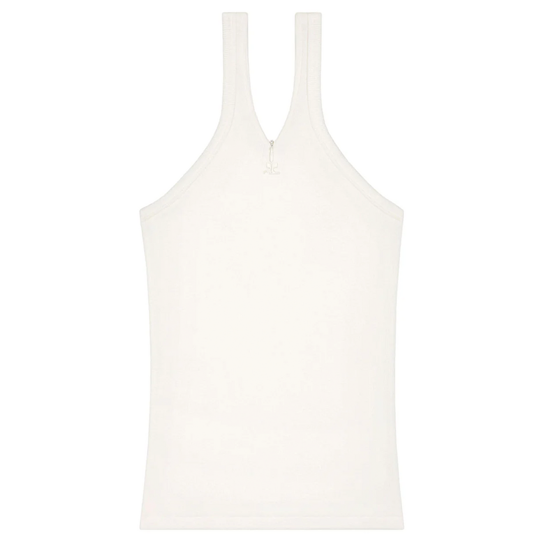 Criss Cross 90'S Rib Tank Top