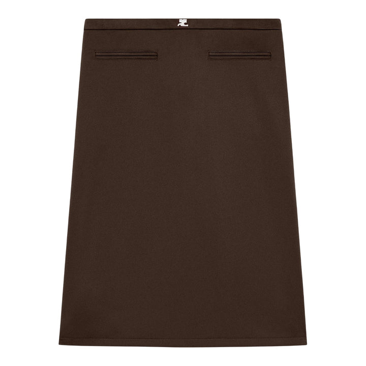 Club21 - courreges - Interlock Tracksuit Skirt - SKIRTS - Brown