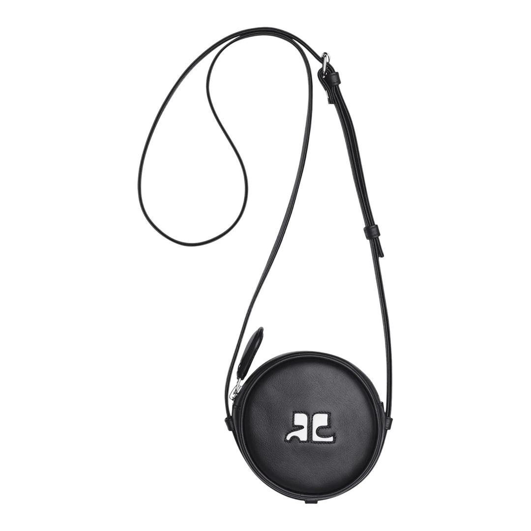 Club21 - courreges - Reedition Circle Bag - HANDBAGS - Black