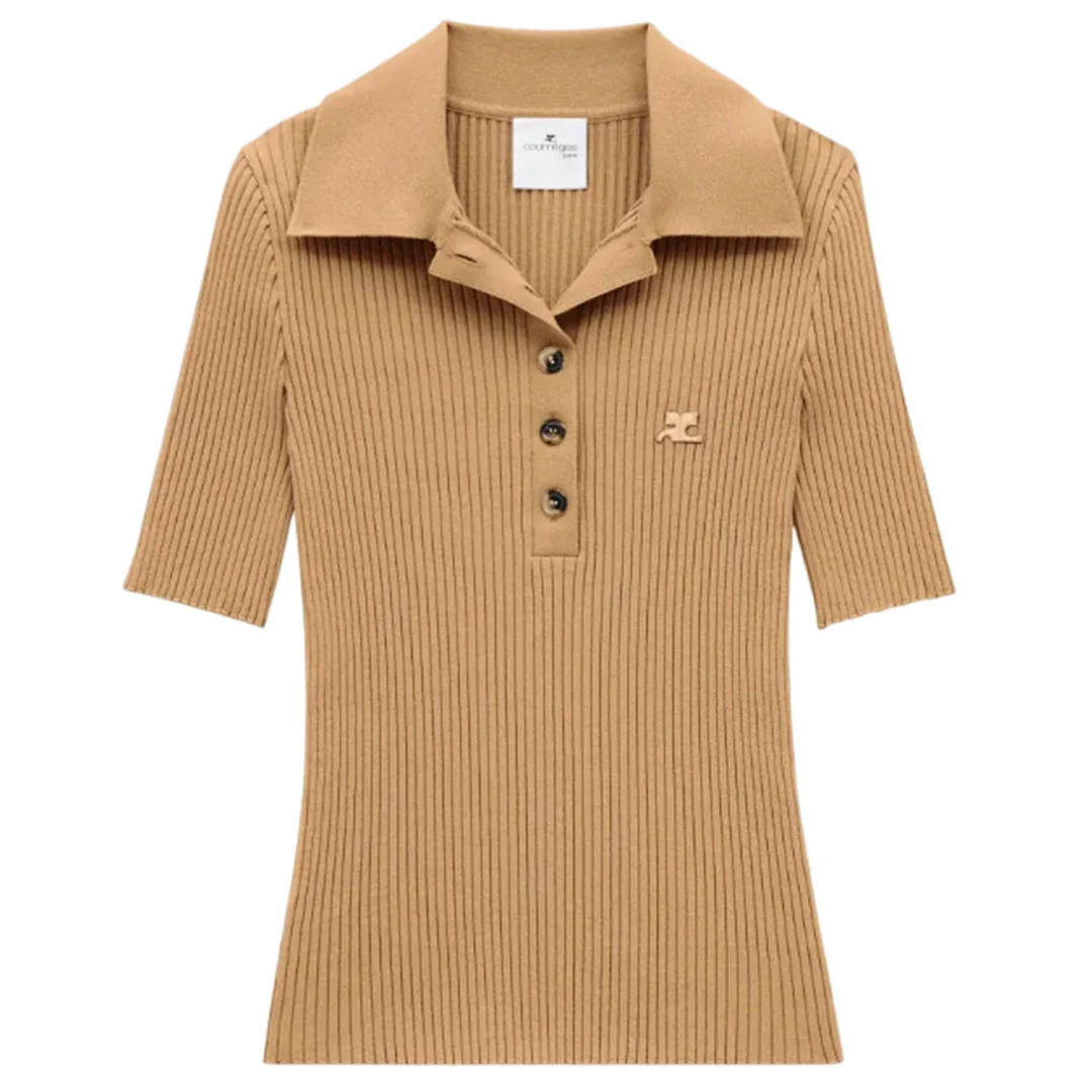 Rib Knit Polo