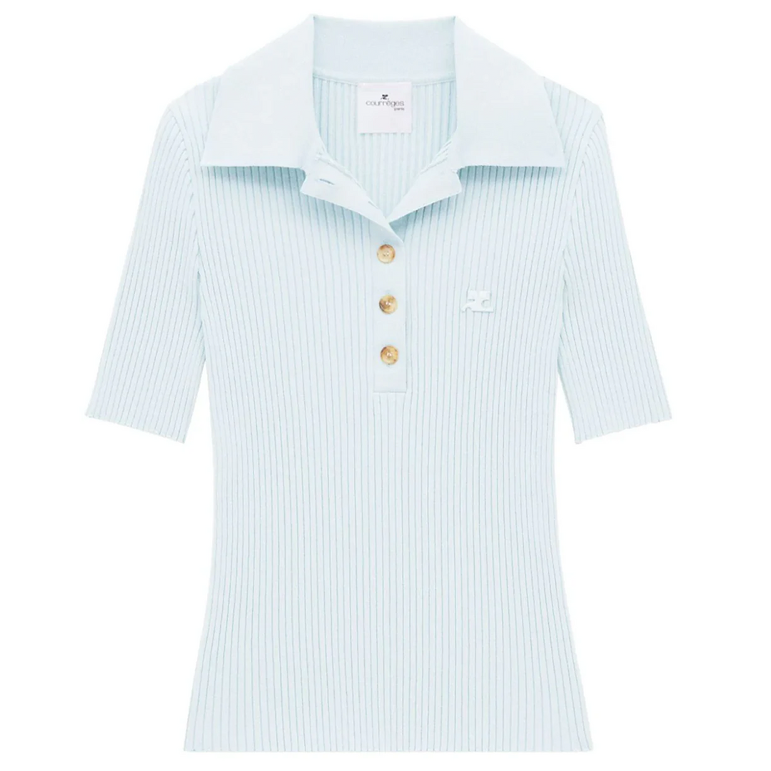 Rib Knit Polo