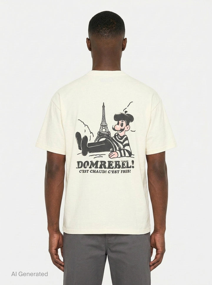 Baguette Graphic Tee | Domrebel | Club21 - back