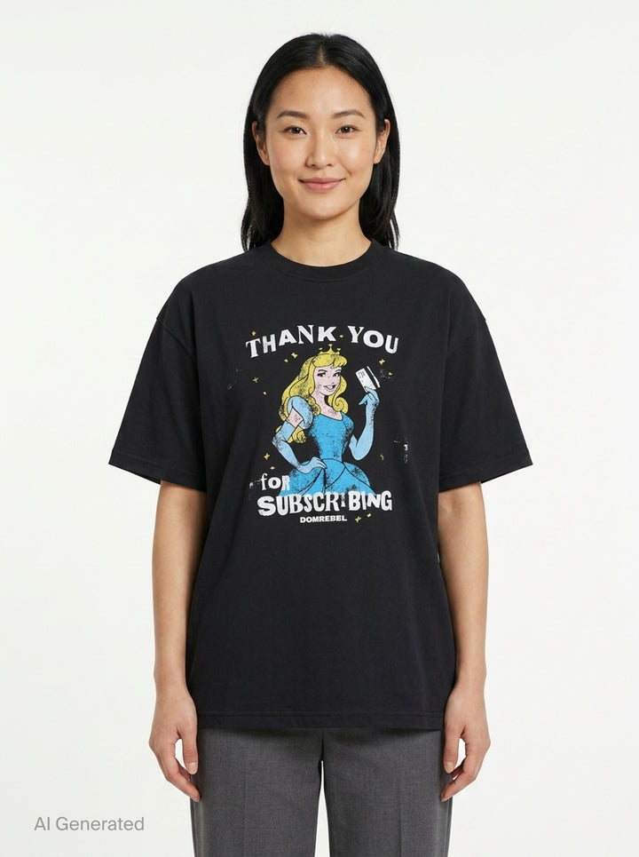 Thank You For Subscribing Tee | Domrebel | Club21 - front