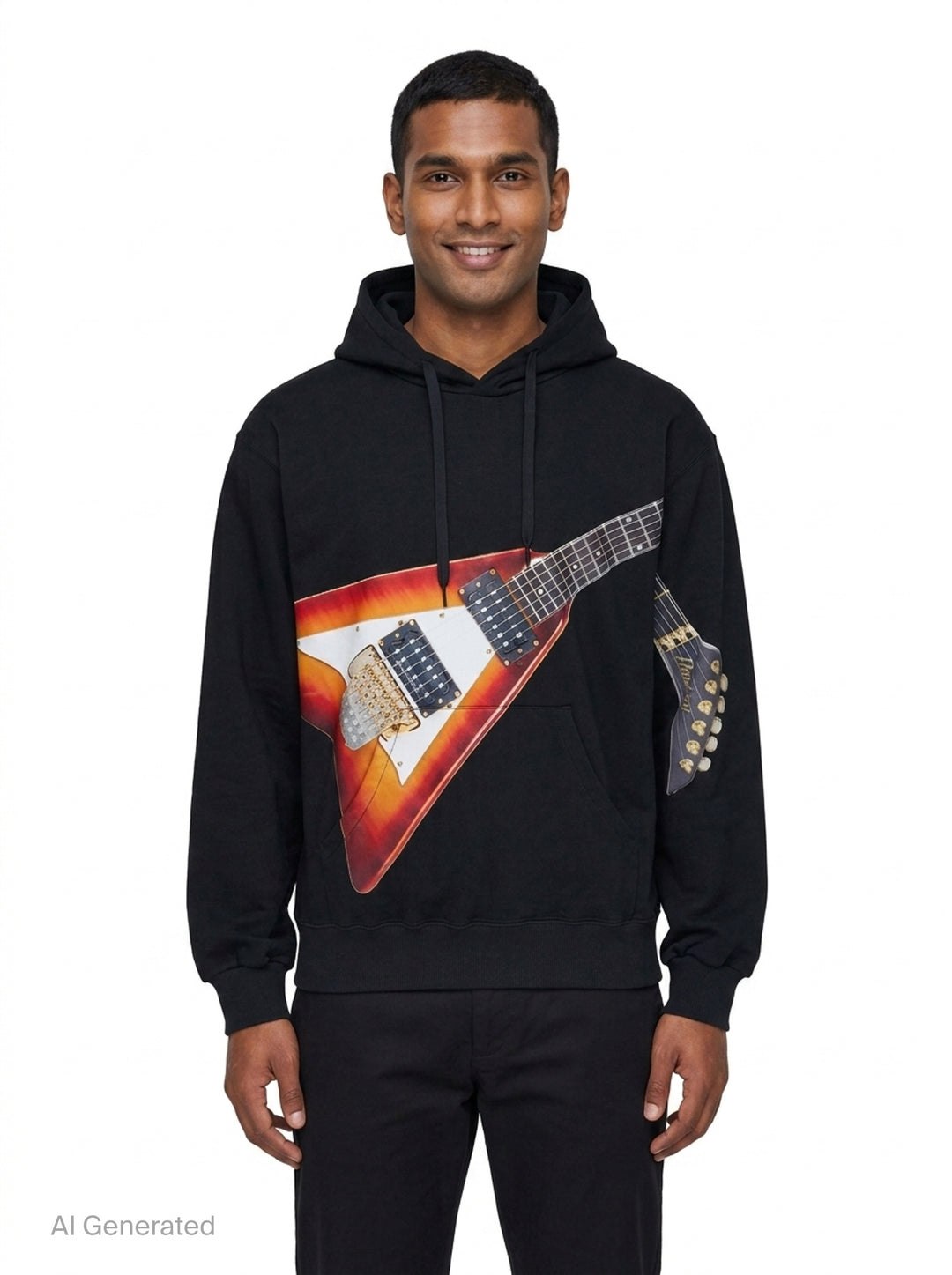 Air Guitar Hoodie | doublet | Club21 - front