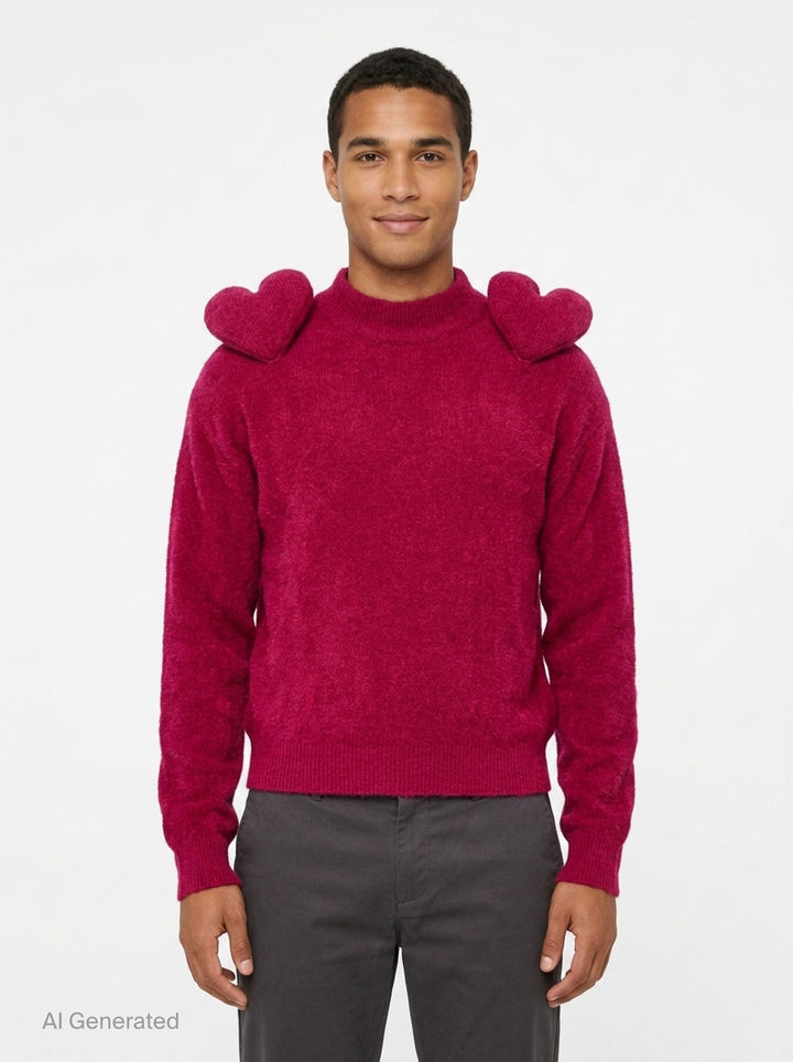 Balloon Dog High Neck Knit Pullover | doublet | Club21 - front