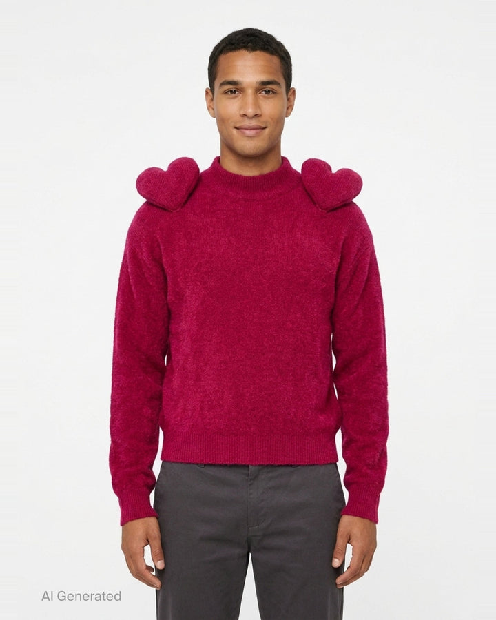Balloon Dog High Neck Knit Pullover | doublet | Club21 - front