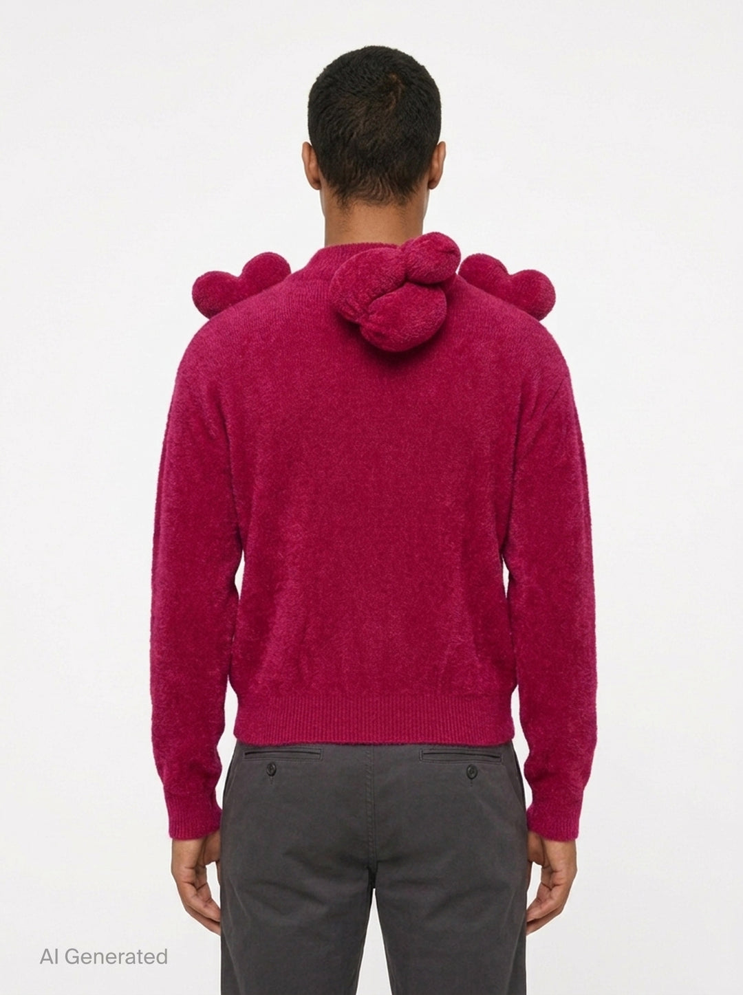 Balloon Dog High Neck Knit Pullover | doublet | Club21 - back