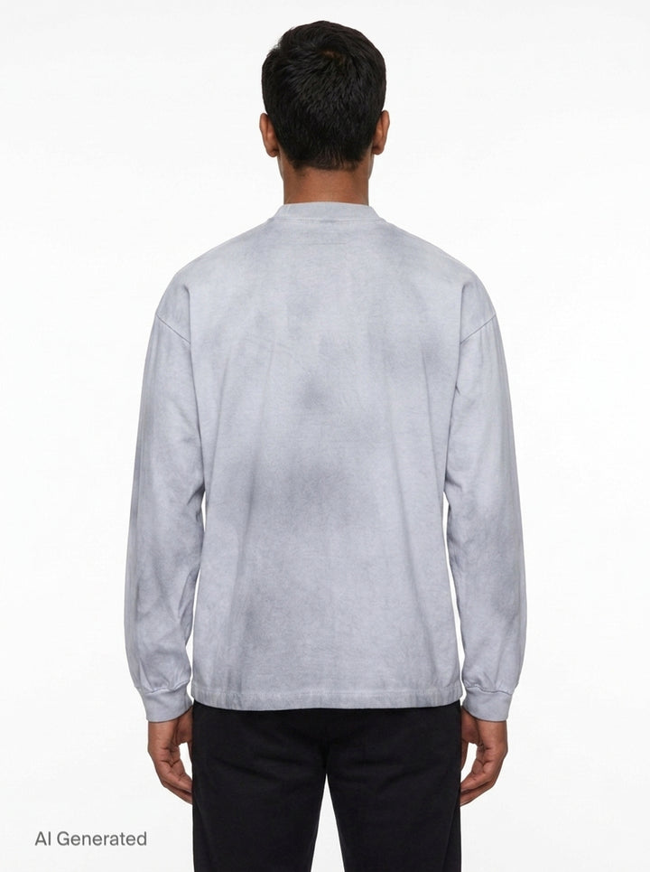 Gas Mask Bear Long Sleeve Tee | doublet | Club21 - back