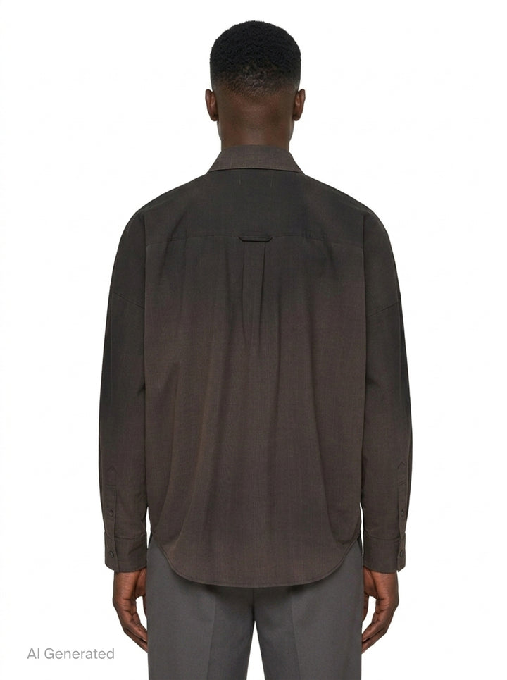 Smog Air Stained Long Sleeve Shirt | doublet | Club21 - back