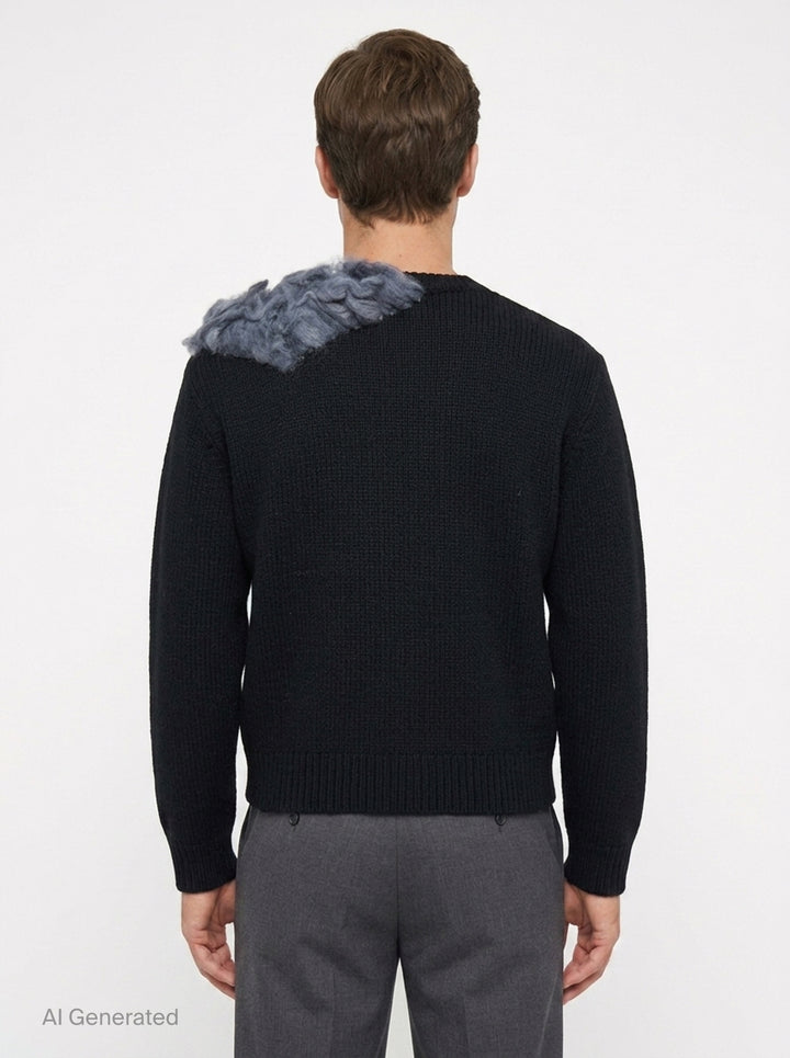 Smoking Factory Intarsia Knit | doublet | Club21 - back