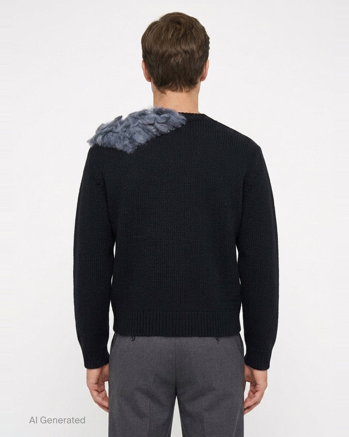Smoking Factory Intarsia Knit | doublet | Club21 - back