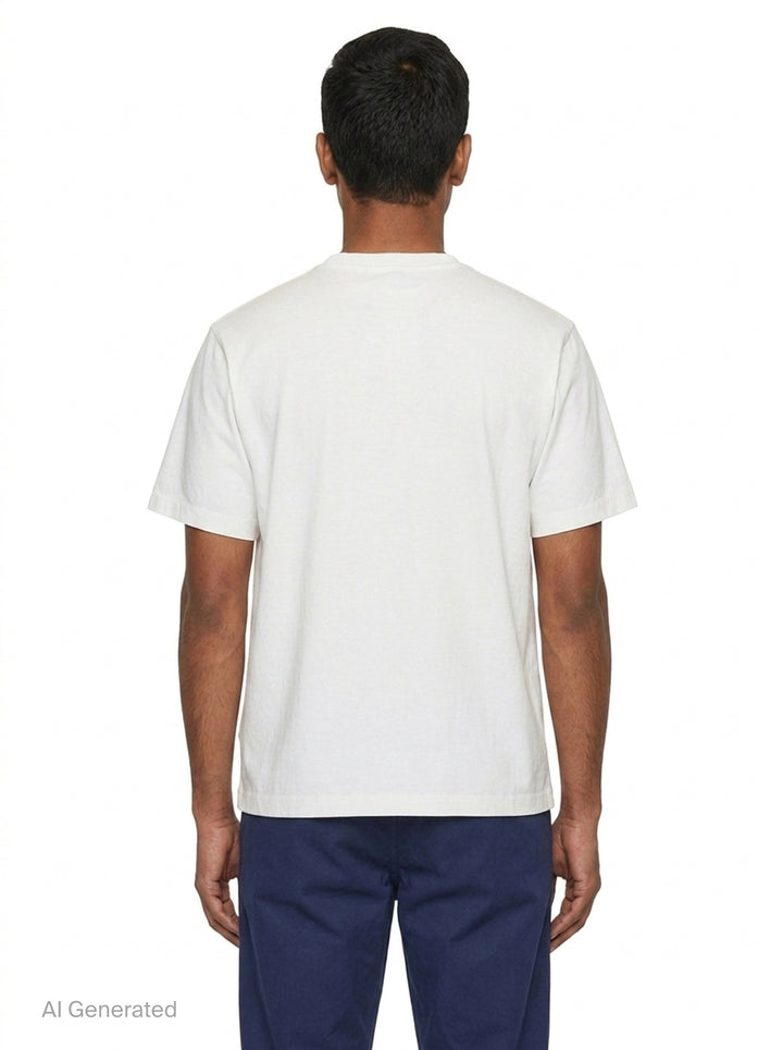 Trompe L'Oeil Embroidery Tee | doublet | Club21 - back