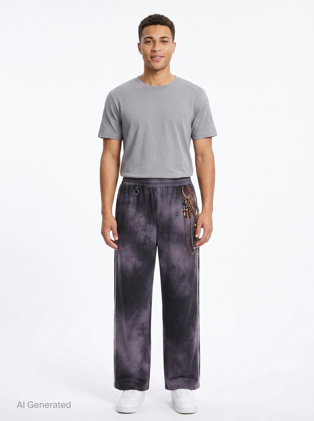 Trompe L'Oeil Embroidery Track Pants | doublet | Club21 - front