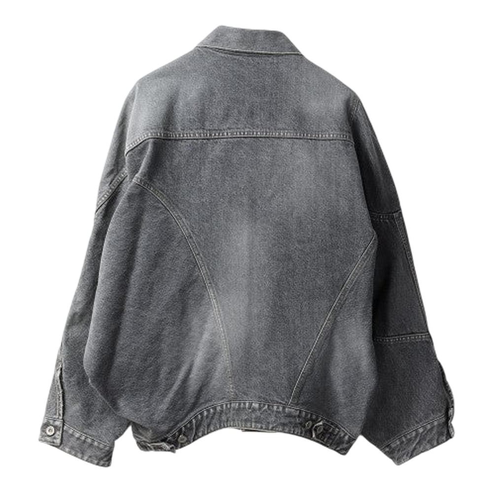 Club21 - doublet - Distorted Cutting Denim Jacket - BLOUSON - Black