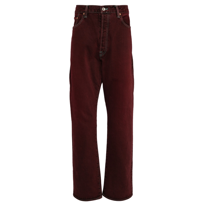 doublet_Over-Dye_Care_Denim_Pants_Red