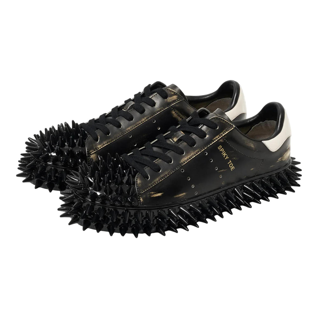 Club21 - doublet - Spiky Leather Sneaker - SNEAKERS - Black