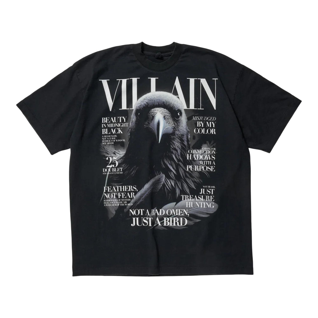 Club21 - doublet - Villain Cover Print T-Shirt - TEES - Black
