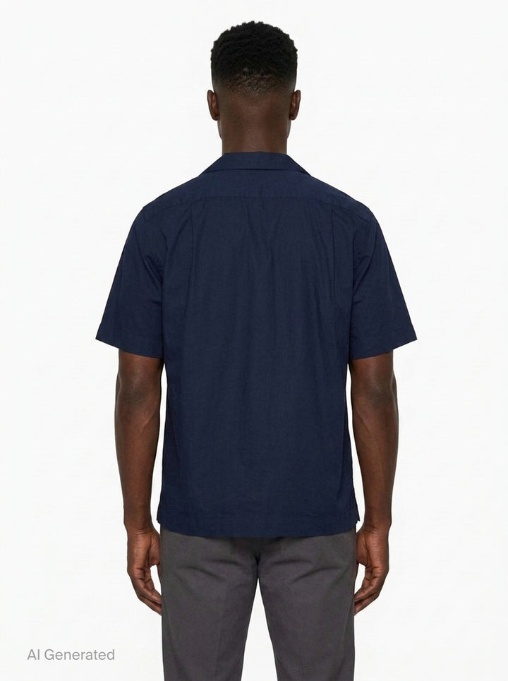 Boxy Short Sleeve Embroidered Shirt | Dries Van Noten | Club21 - back