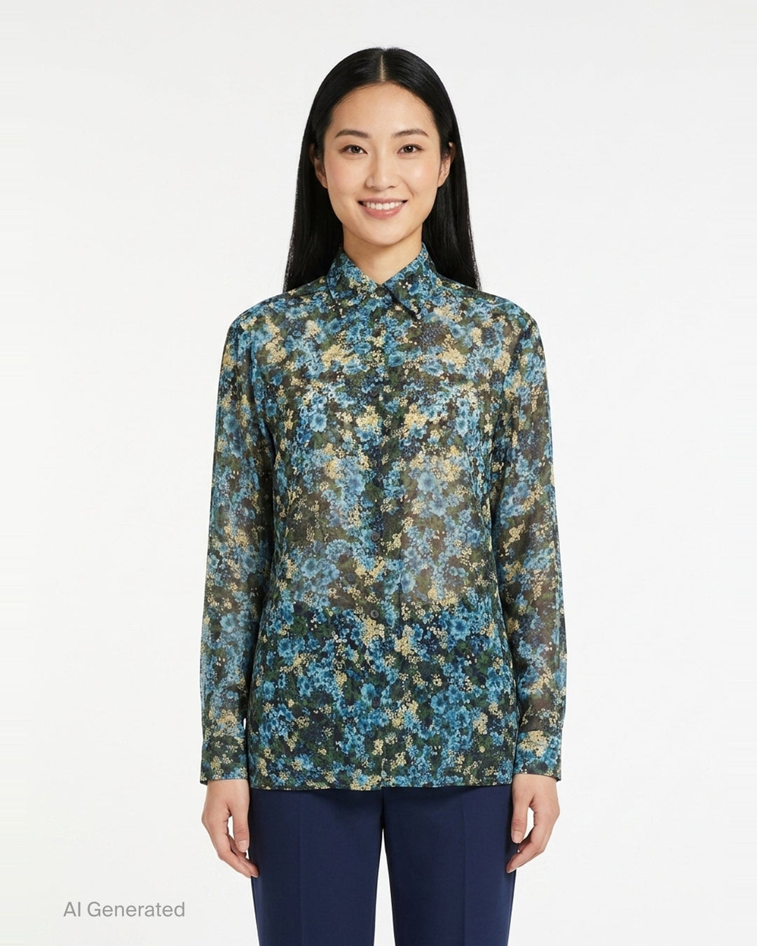 Classic Lightweight Floral Shirt | Dries Van Noten | Club21 - front