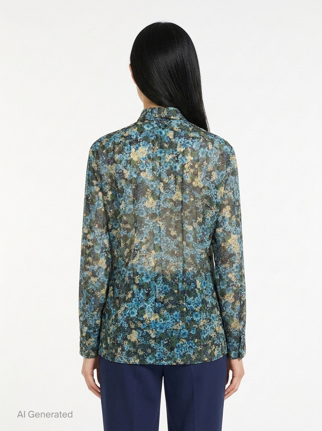 Classic Lightweight Floral Shirt | Dries Van Noten | Club21 - back