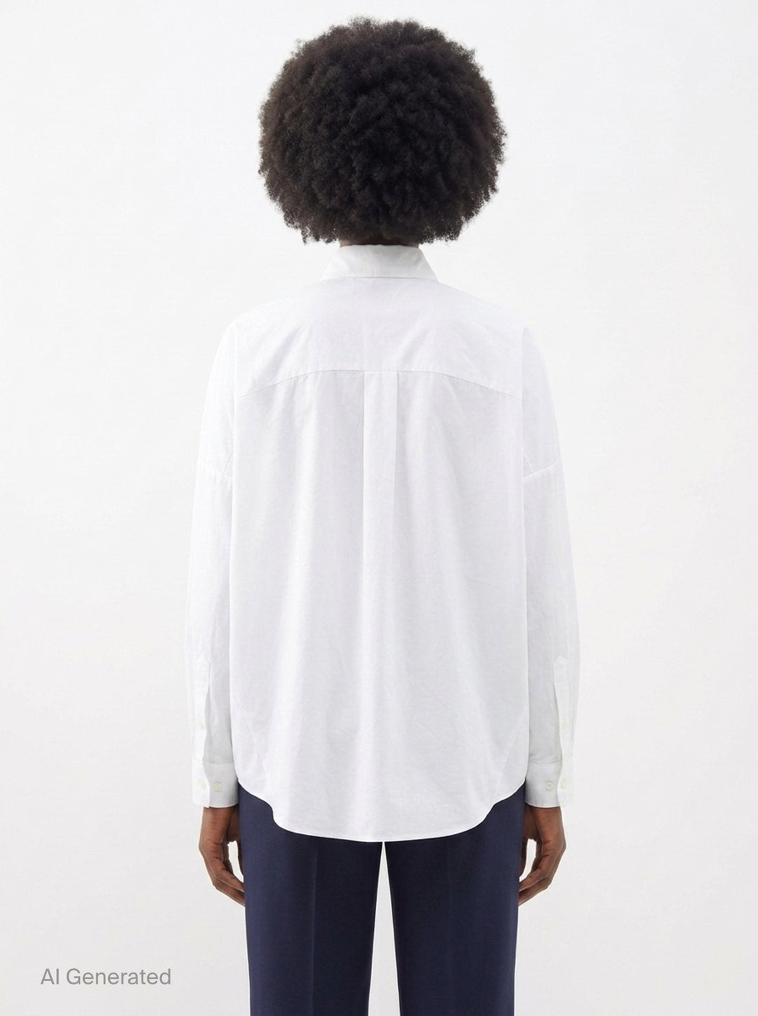 Embellished Oversized Cocoon Shirt | Dries Van Noten | Club21 - back