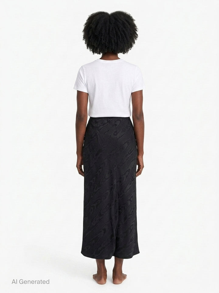 Floral Midi Bias Skirt | Dries Van Noten | Club21 - back