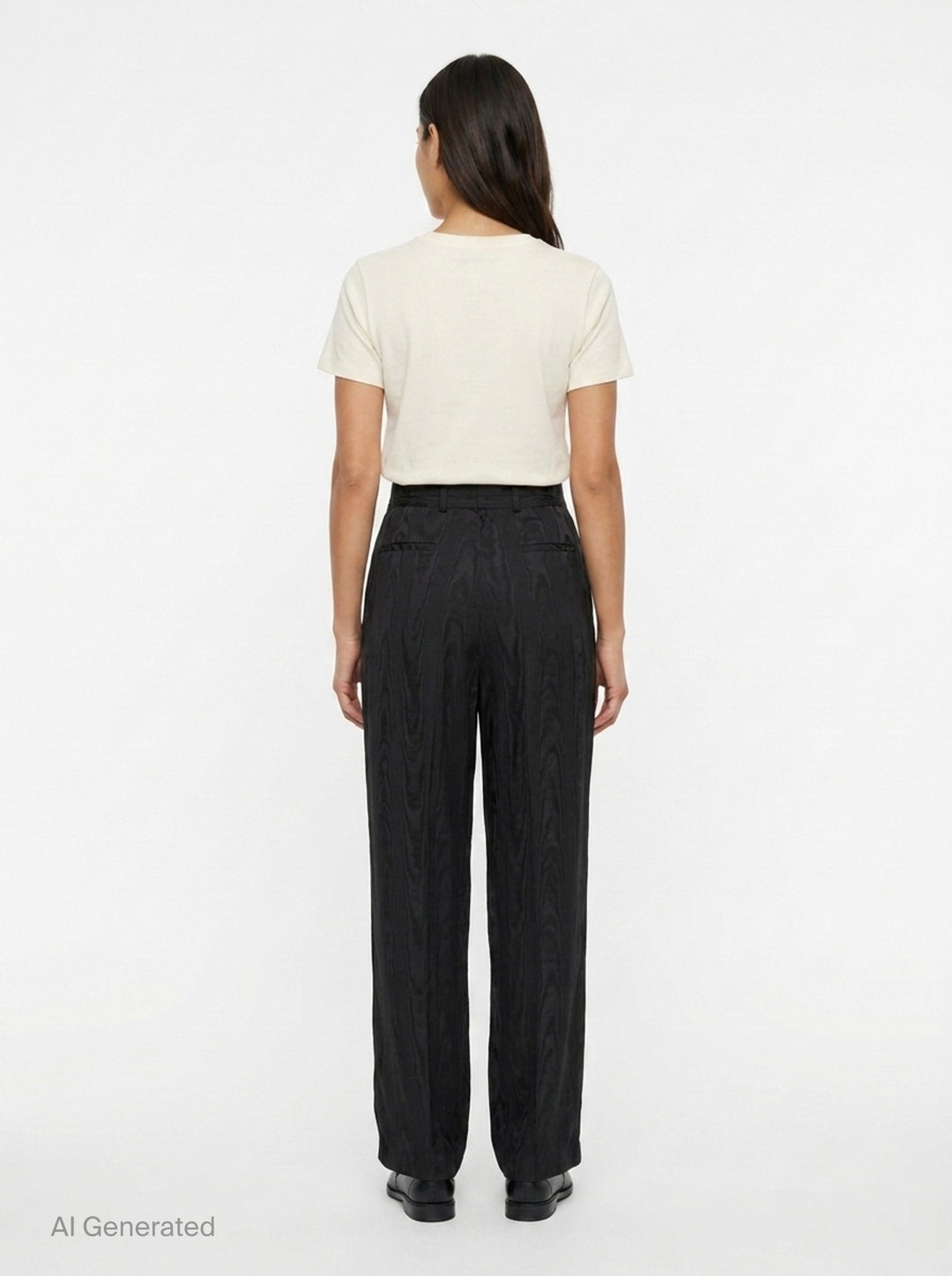 High Waisted Wide Leg Trousers | Dries Van Noten | Club21 - back