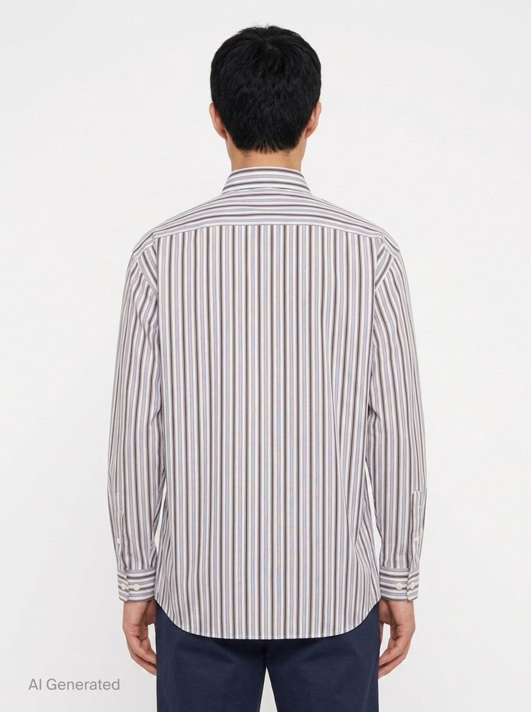 Loose Fit Long Sleeve Shirt | Dries Van Noten | Club21 - back