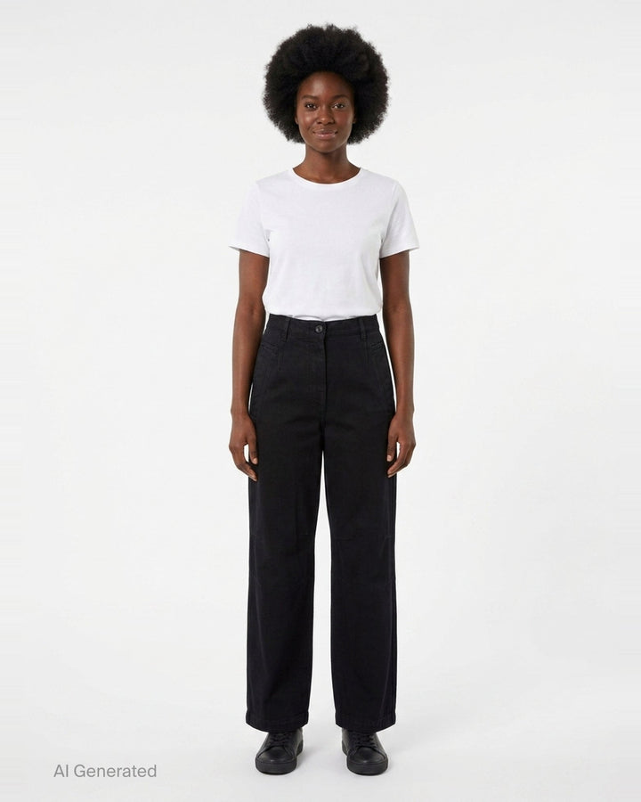 Loose Fit Workwear Trousers | Dries Van Noten | Club21 - front