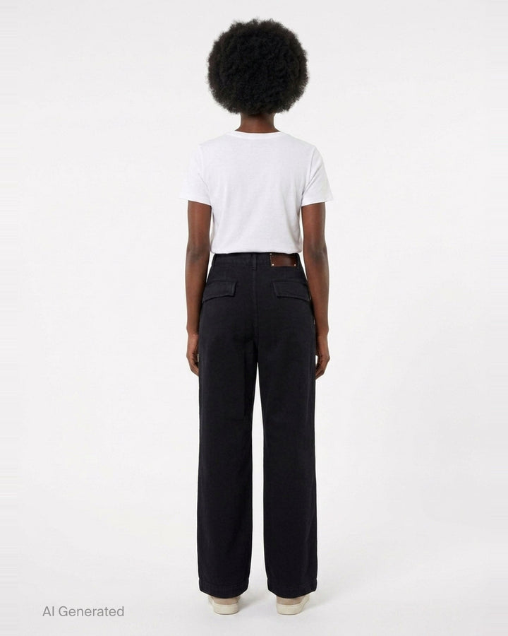 Loose Fit Workwear Trousers | Dries Van Noten | Club21 - back