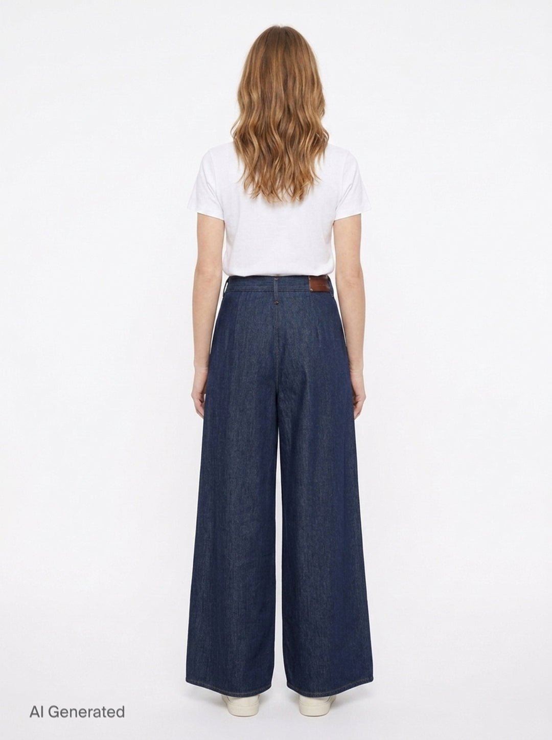 Pleated Wide-Leg Jeans | Dries Van Noten | Club21 - back