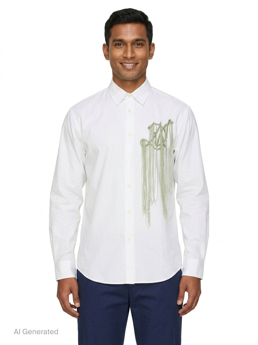 Regular Fit Long Sleeve Shirt | Dries Van Noten | Club21 - front