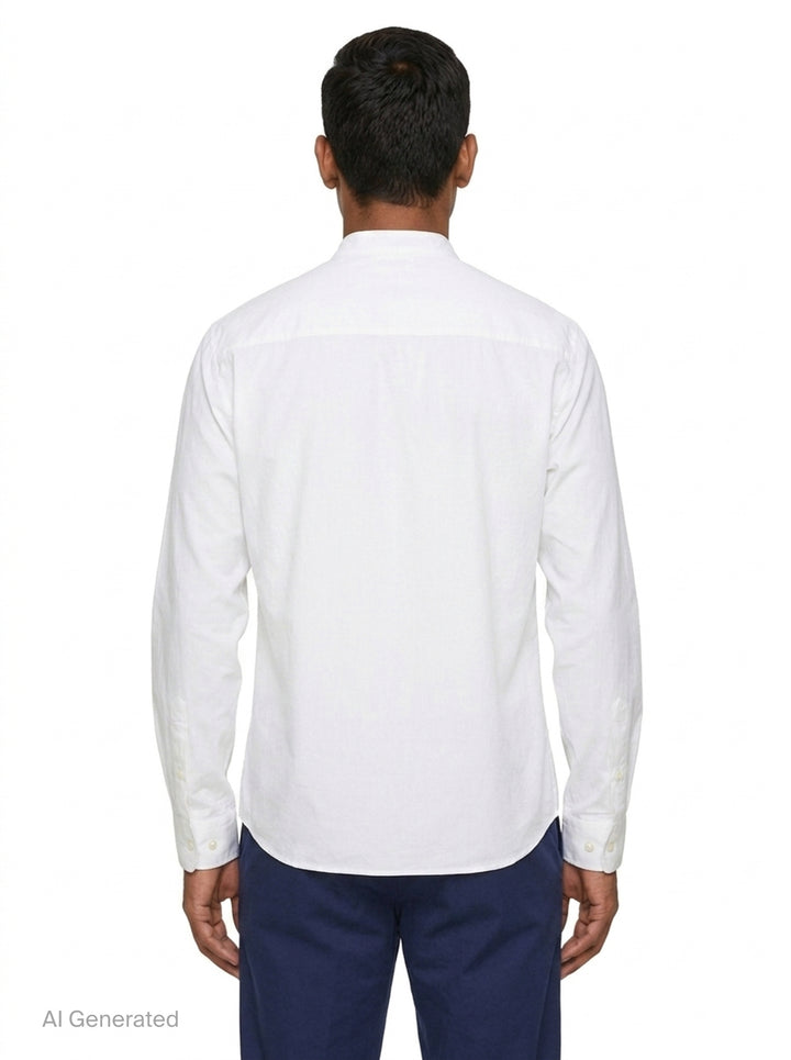 Regular Fit Long Sleeve Shirt | Dries Van Noten | Club21 - back