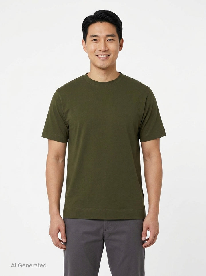 Regular Fit Short Sleeve Tee | Dries Van Noten | Club21 - front