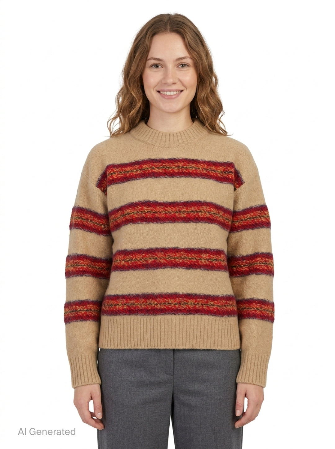 Striped Knit Sweater | Dries Van Noten | Club21 - front
