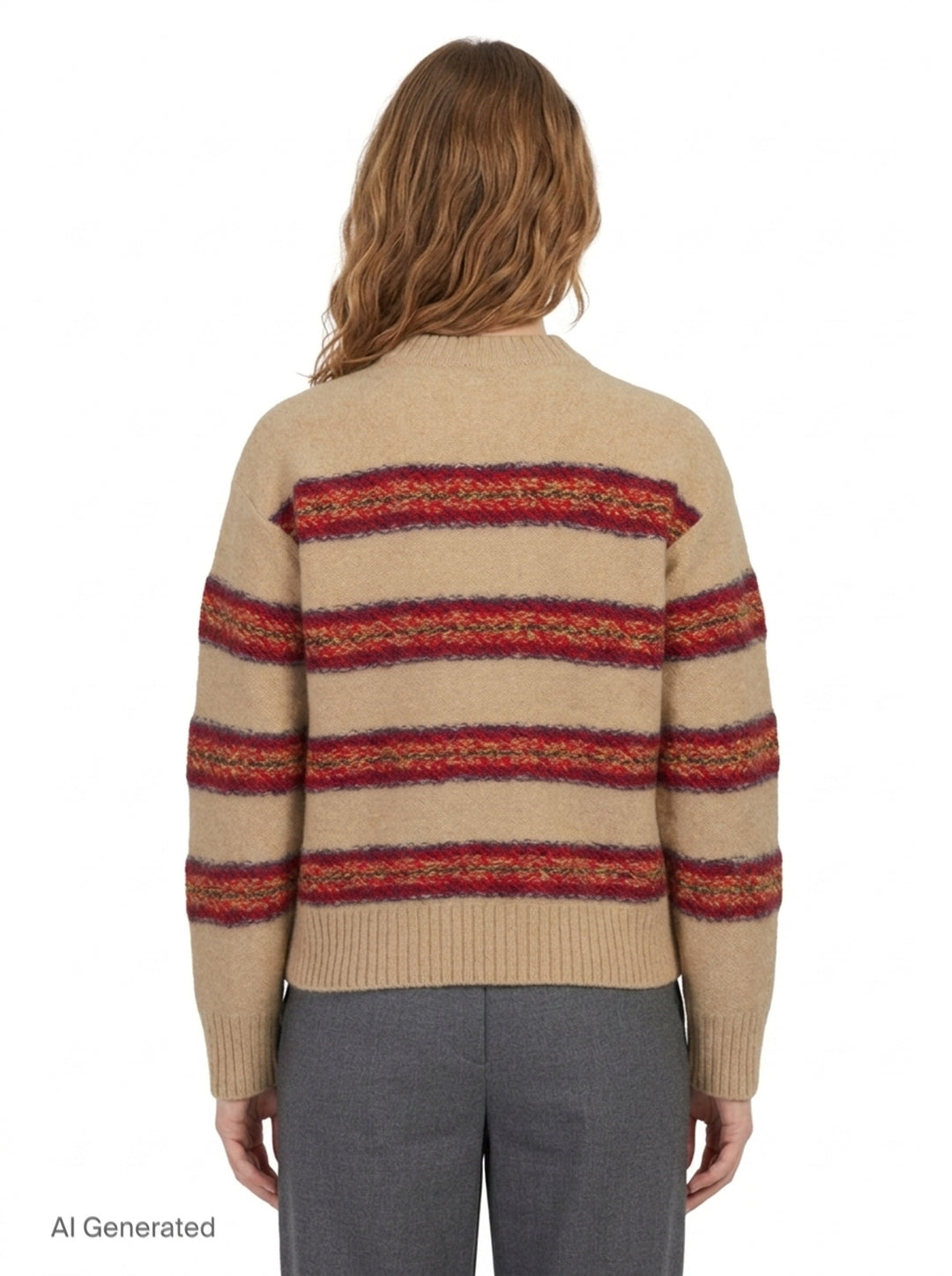 Striped Knit Sweater | Dries Van Noten | Club21 - back