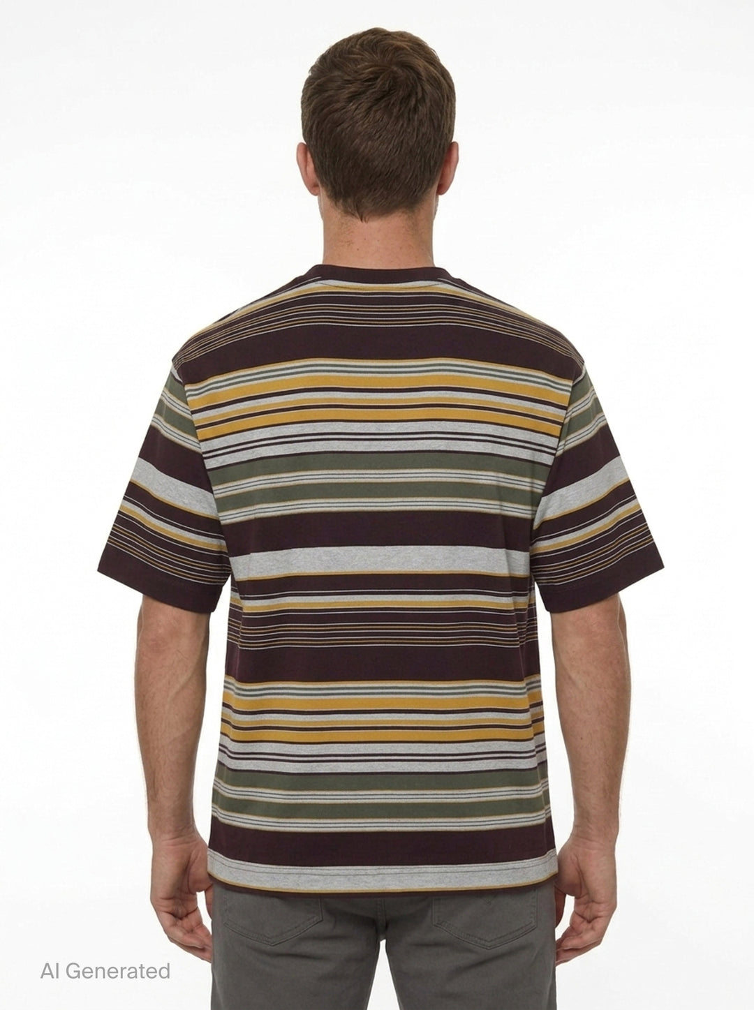 Striped Pocket T-Shirt | Dries Van Noten | Club21 - back
