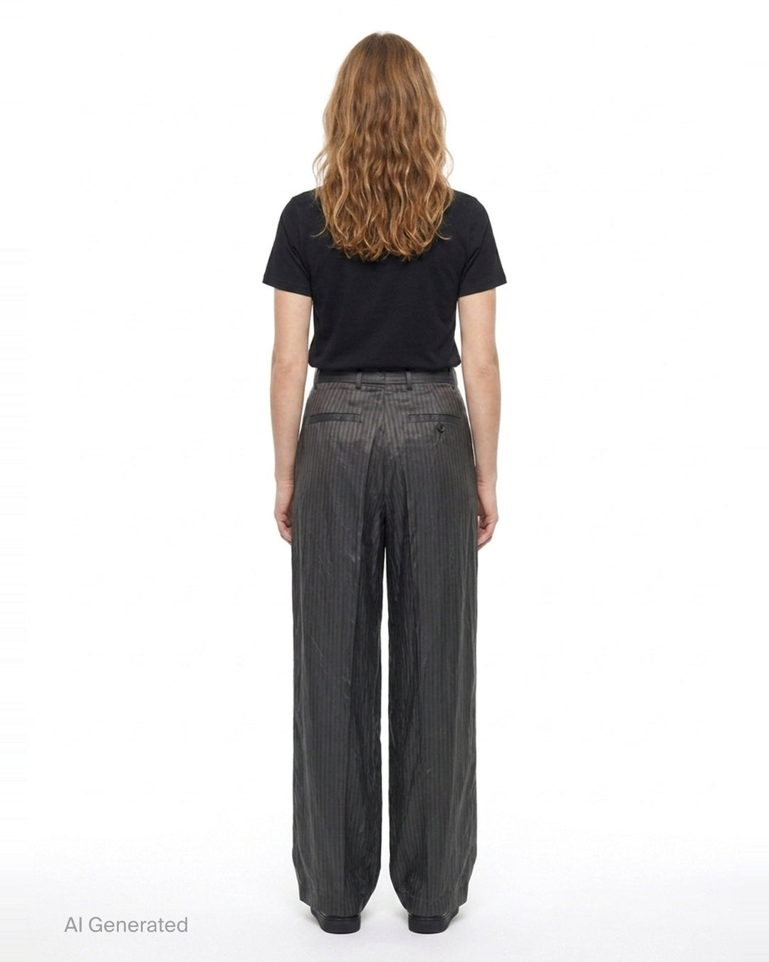 Wide Leg Casual Pants | Dries Van Noten | Club21 - back