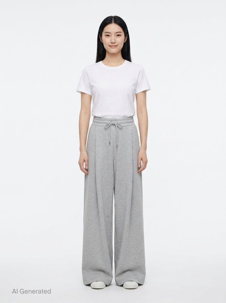 Wide Leg Sweatpants | Dries Van Noten | Club21 - front