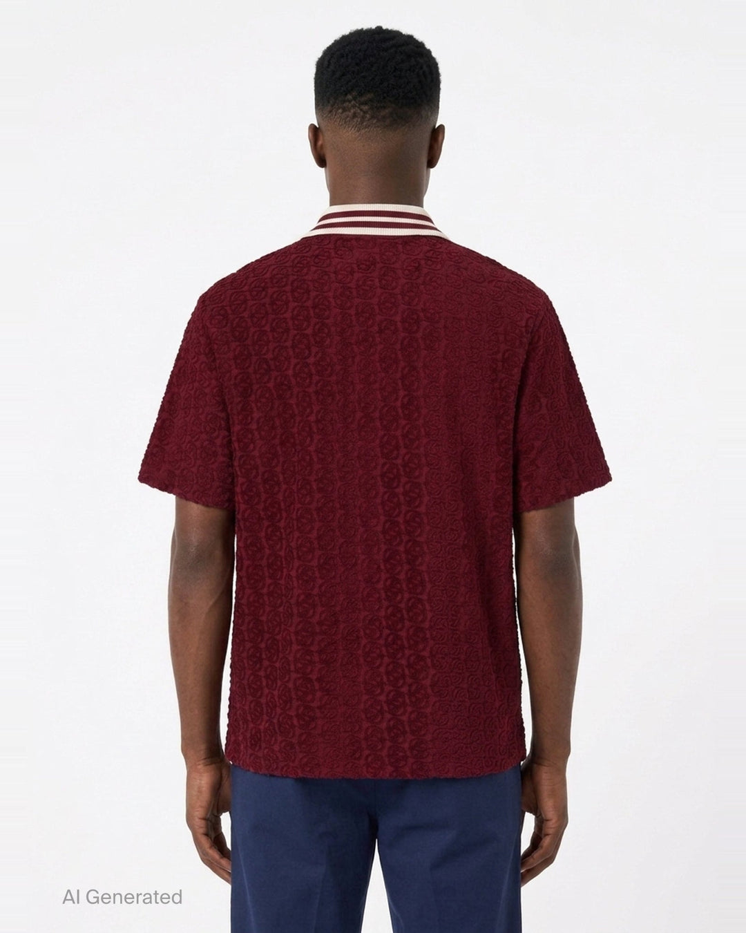 Monogram Short Sleeve Shirt | Drôle de Monsieur | Club21 - back