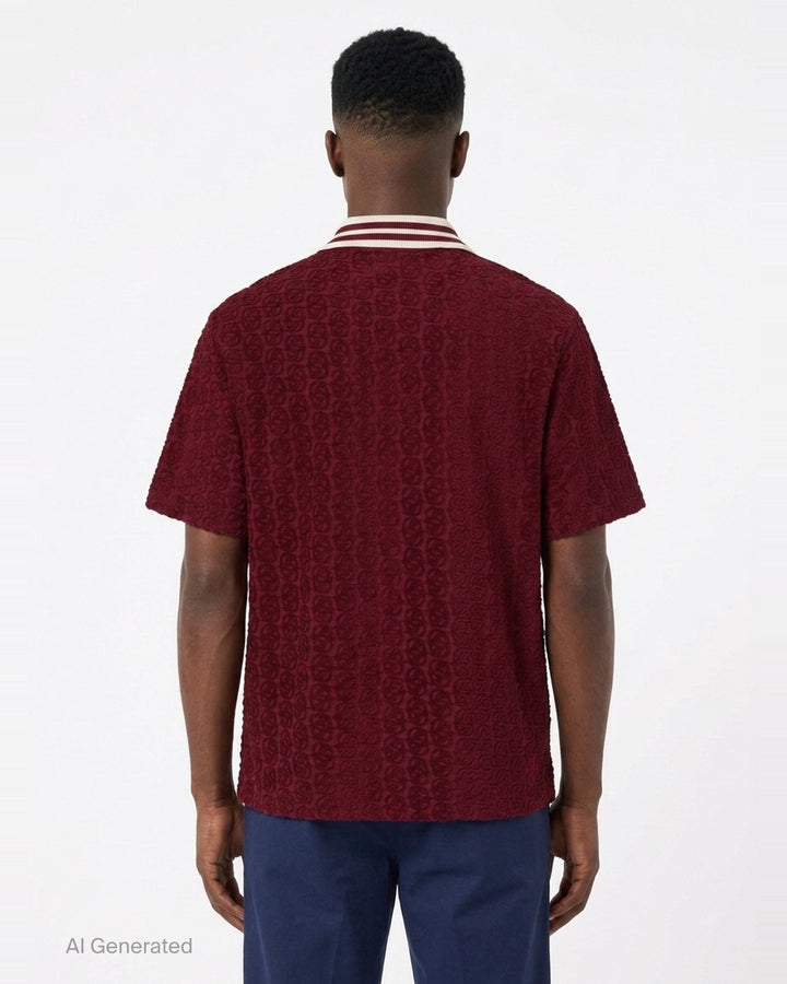 Monogram Short Sleeve Shirt | Drôle de Monsieur | Club21 - back