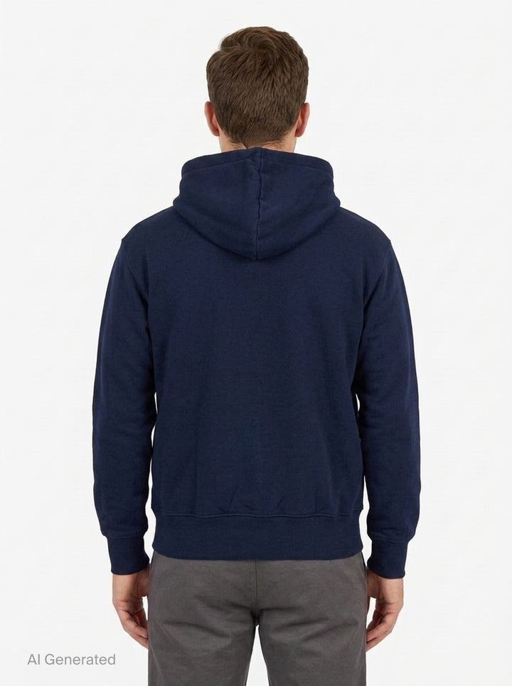 Slogan Zip Hoodie | Drôle de Monsieur | Club21 - back