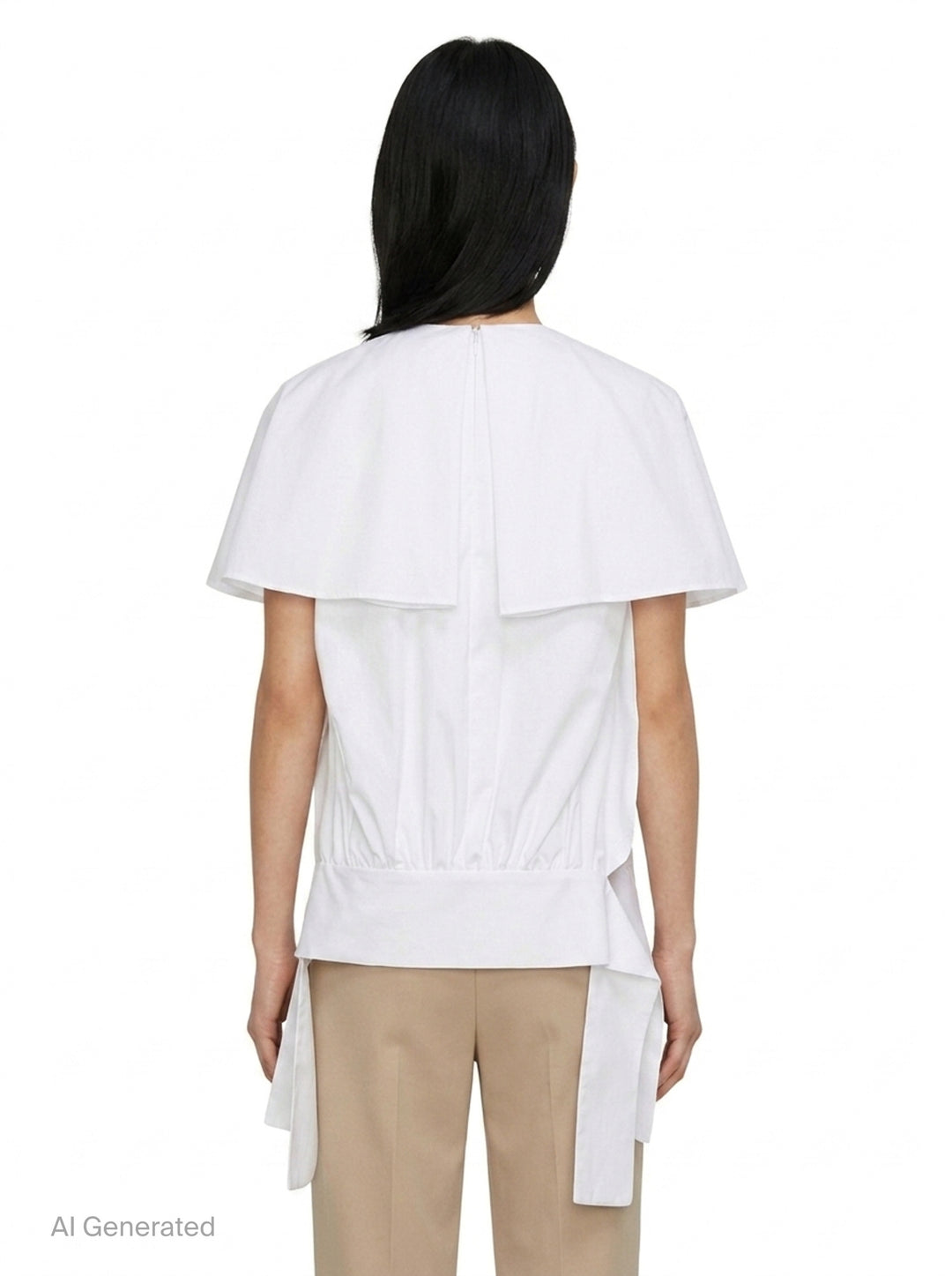 Big Collar Pullover Blouse | Enfold | Club21 - back