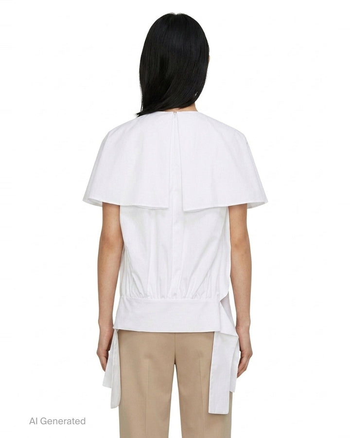 Big Collar Pullover Blouse | Enfold | Club21 - back